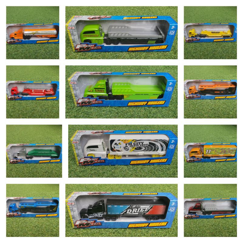 Diecast Truck Kontainer Box Miniatur Diecast Truk Container Tengki