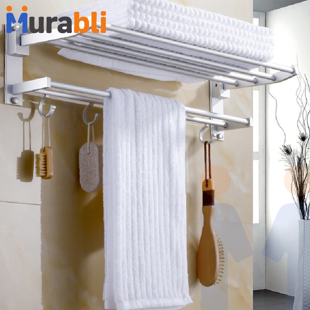 Rak Handuk Kamar Mandi Alumunium