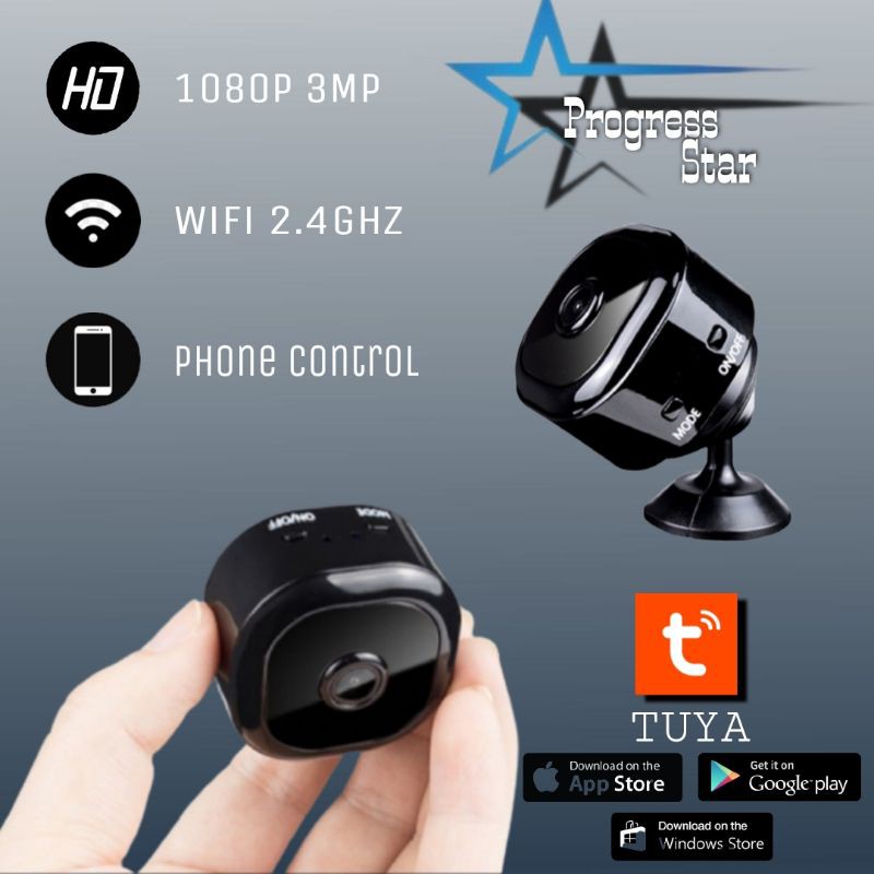 IP CAM WIRELESS MC56 3MP 1080P Night Vision Motion Detection-TUYO