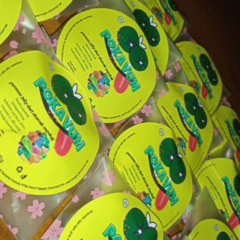 

Pokavum permen jelly dari ekstrak buah pokak