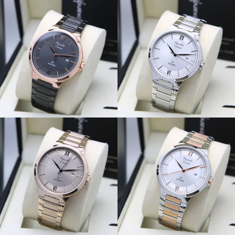 ALEXANDRE CHRISTIE PRIA AC 8537 / AC8537 SAPPHIRE ORIGINAL GARANSI RESMI 1 TAHUN