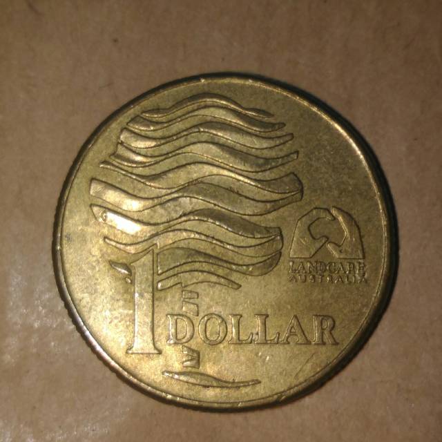 Uang kuno 1 dollar elizabeth thn 1993