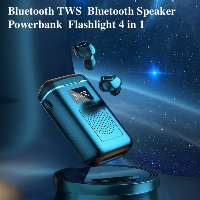 Super Bass M6 Tws Headset Bluetooth Speaker Wireless Earphone 4 In 1