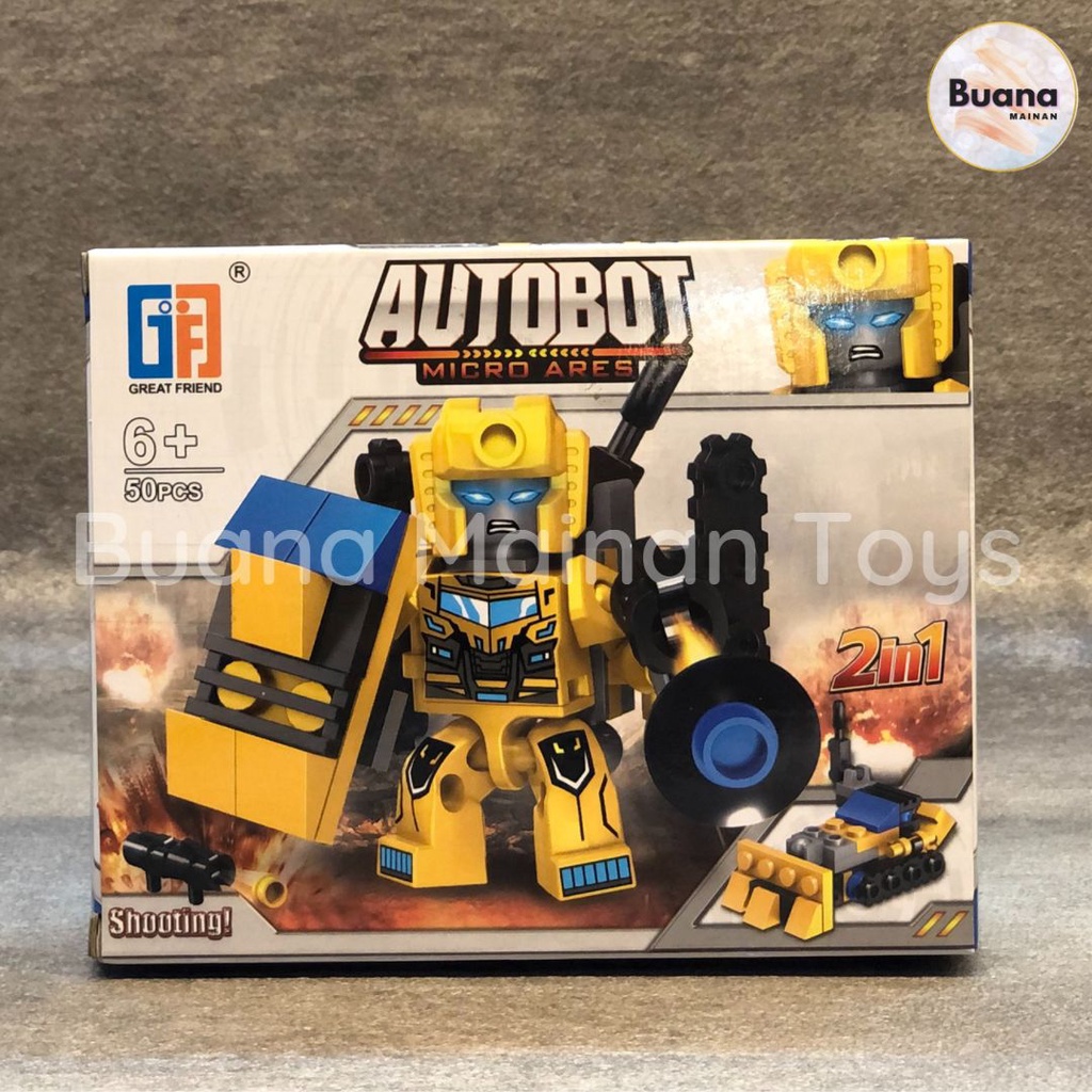 BRICKS GREAT FRIEND AUTOBOT 4 IN 1 MODEL BUMBLE BEE TRANSFORMER