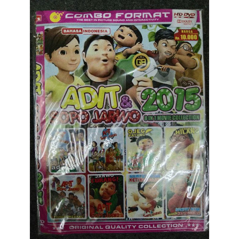 Kaset Koleksi Kartun Anak Adit Sopo Jarwo Shopee Indonesia