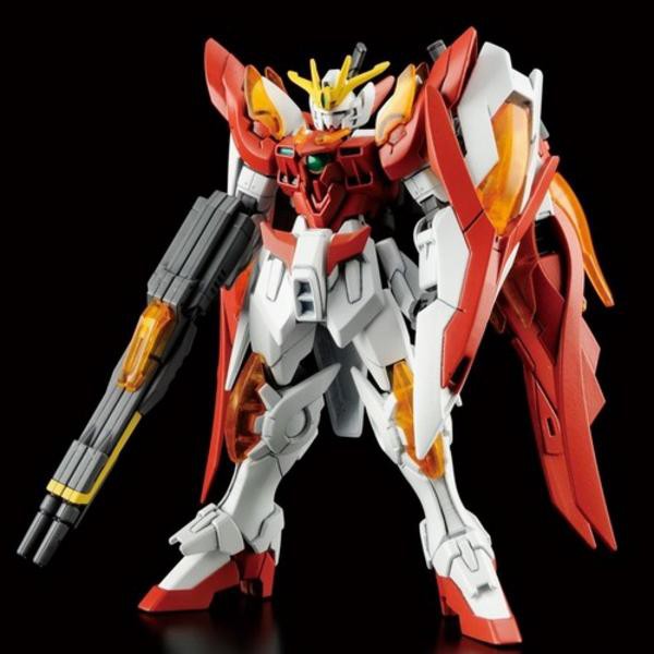 Bandai HGBF 1/144 Wing Zero Honoo ORI BANDAI Gundam New Ori Mainan Robot Mainan Gundam Hadiah Ulang 