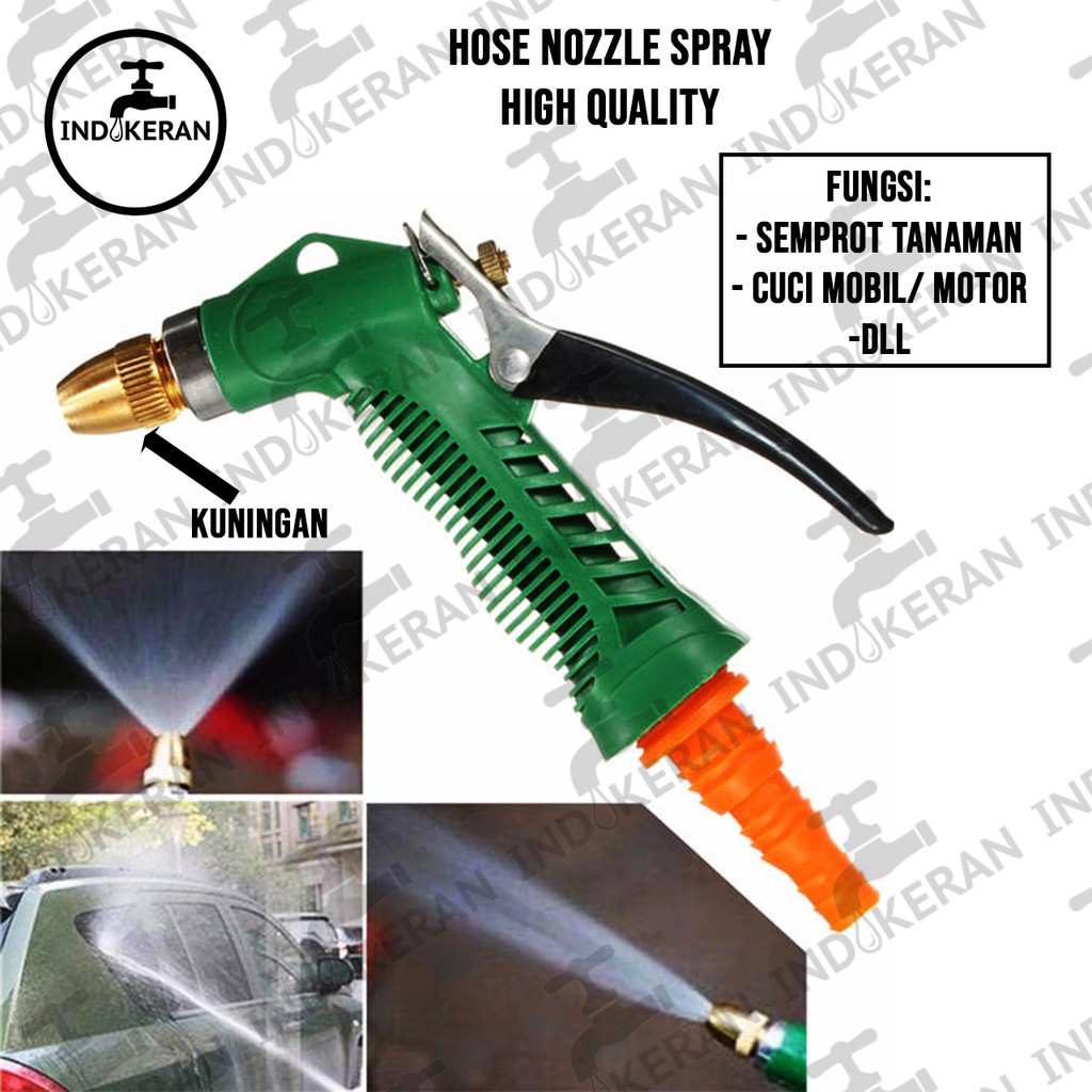 INDOKERAN - Hose Nozzle Spray Taman - High Quality