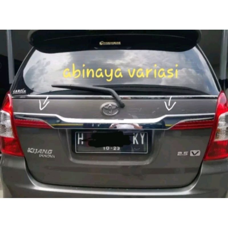 Trunk Lid Lis Bagasi Belakang Mobil Grand Innova 2014 2015 Model Ganti Original Full Chrome