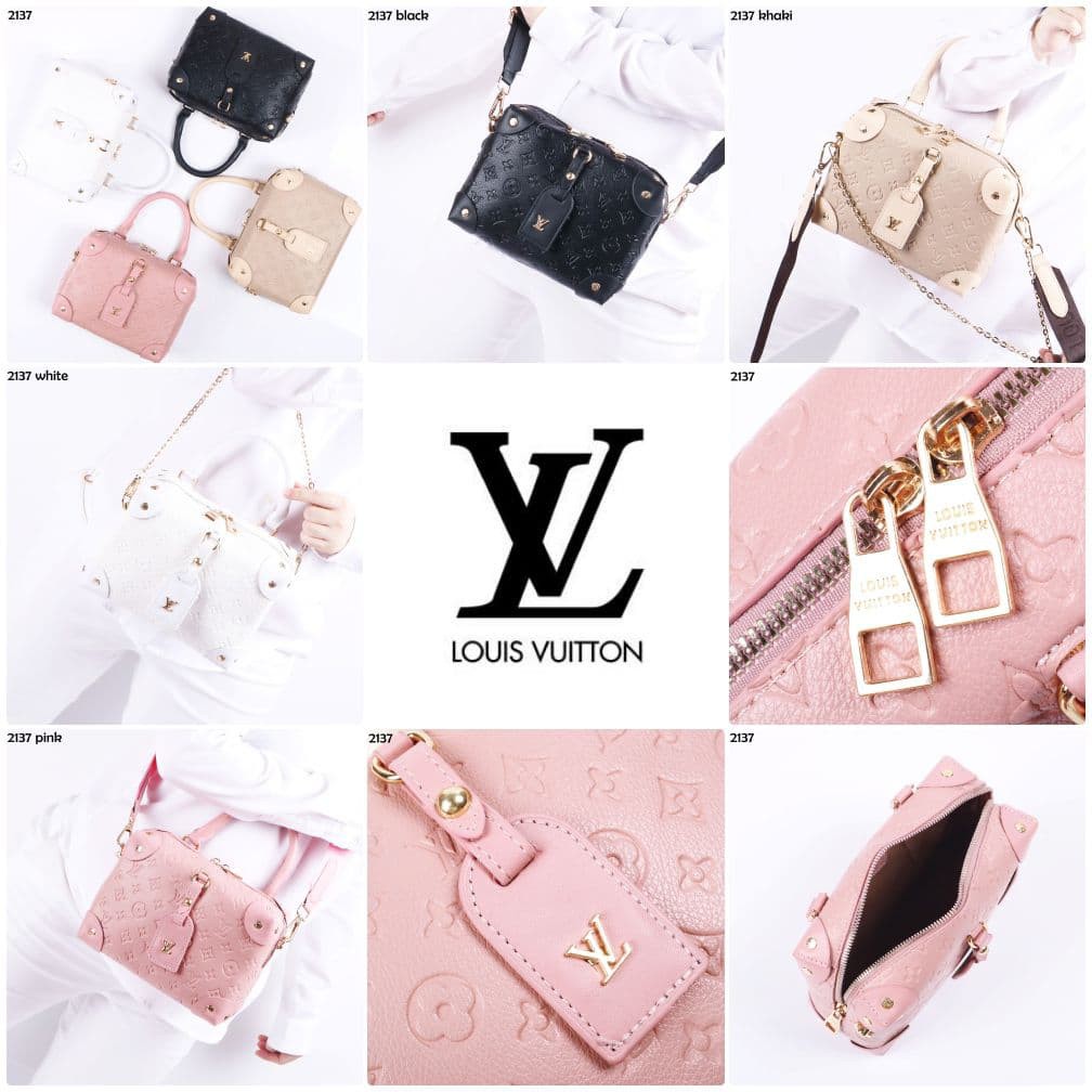 COD ❤️ Tas Wanita LV Louis Vuitton Petite Malle Souple with paperbag Premium handbag tali panjang