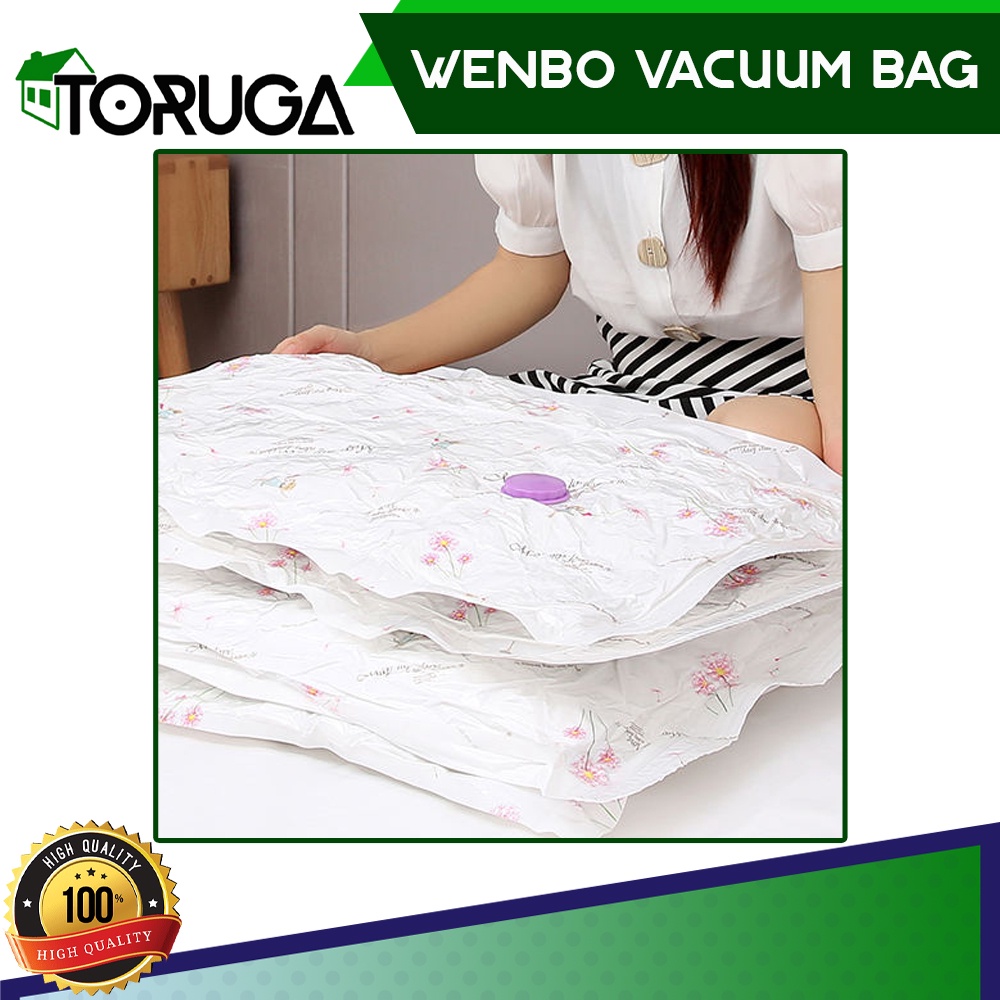 Vacum Bag Wenbo Refill Vakum Plastik Penghemat Tempat Storage Koper