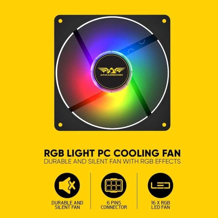 Armaggeddon Tessaraxx TX-iCore ARGB Fan | Support Aura Sync - 1 FAN, size 12cm