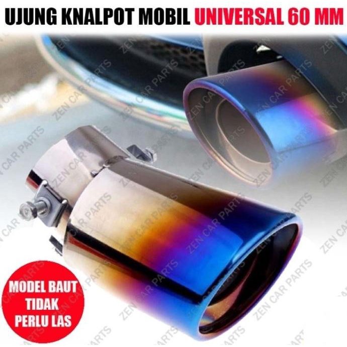 "'''] Knalpot PELANGI muffler RAINBOW tailpipe racing kenalpot mobil ujung