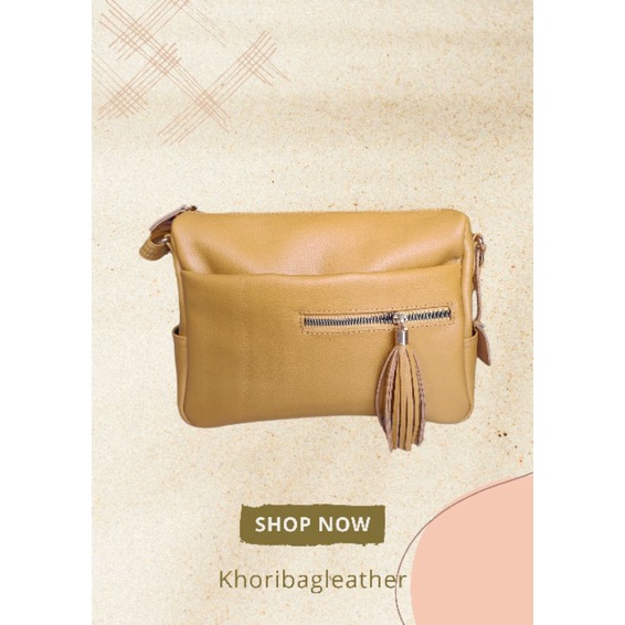 tas selempang wanita papilon garut