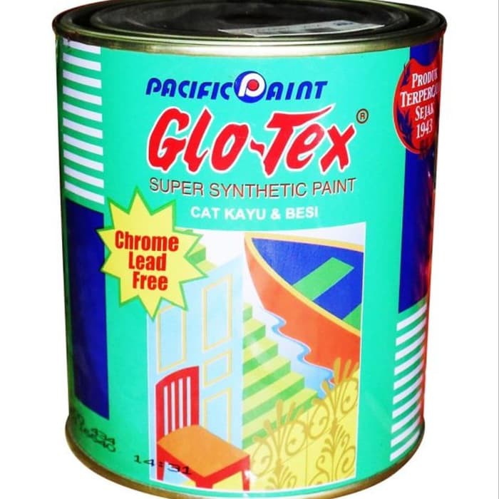 

Cat Minyak Glotex Putih 1kg