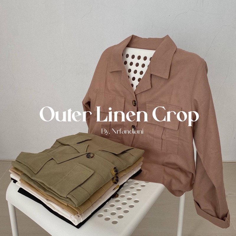 Dianti Outer | Outer Crop Linen