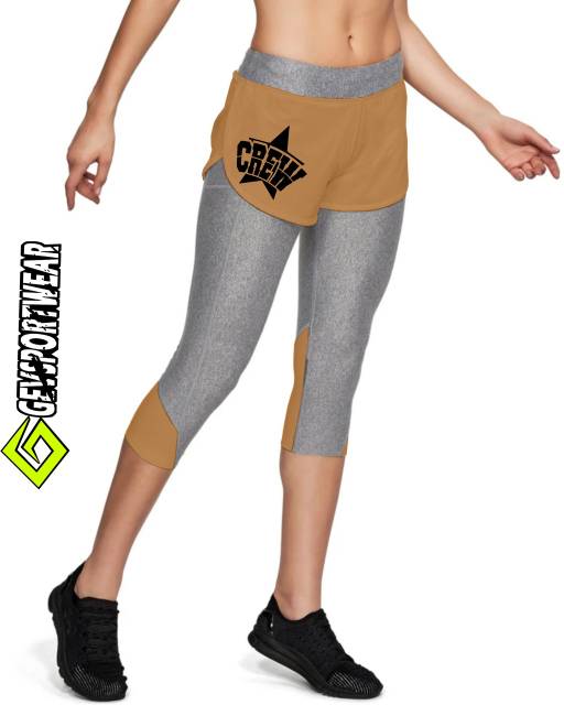 CELANA SENAM GEVSPORTWEAR LEGGINGS CAPRI HOTPANT GEV NEW