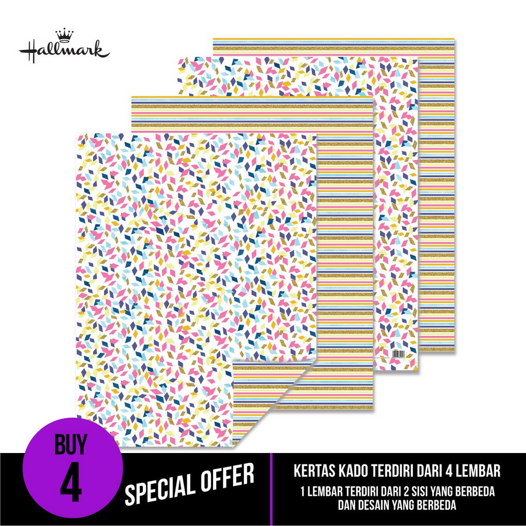 

Wrapping Paper - Kertas Kado - HALLMARK - HAL027(PROMO)