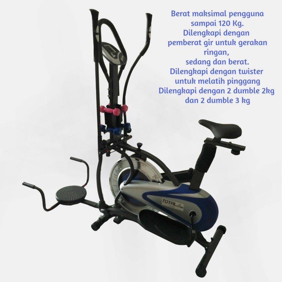 Sepeda Statis Orbitrack - Excercise Bike Alat Fitness Total Fitness Olahraga Fitness