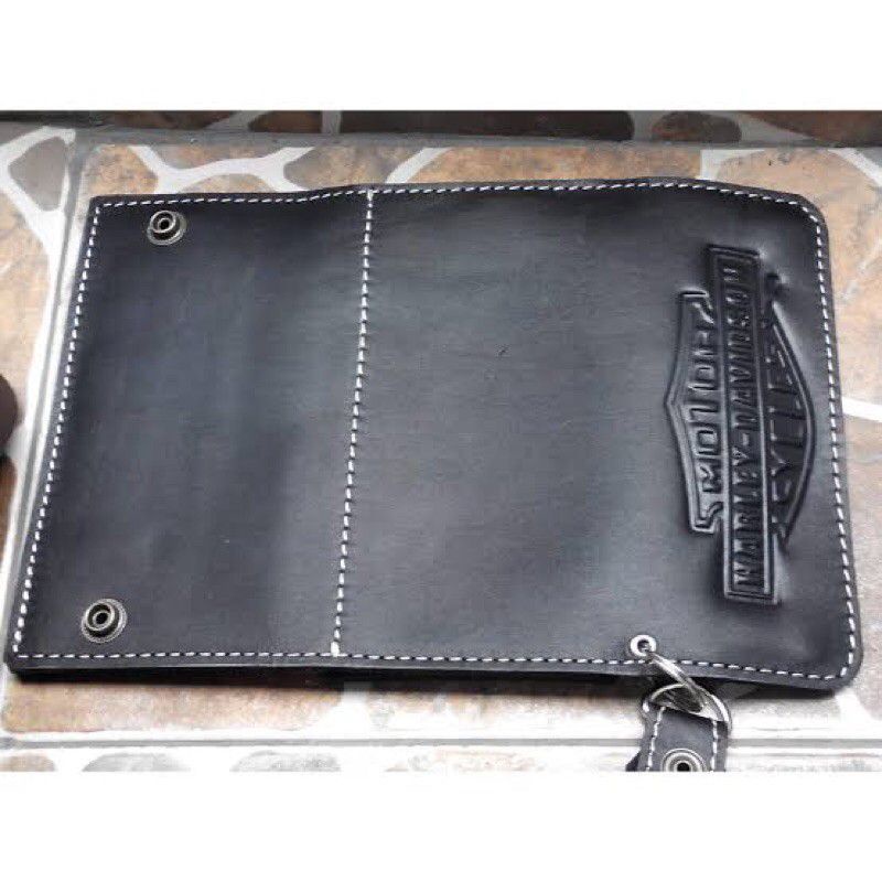 Dompet Kulit Harley Davidson Original Free Kulit Tali