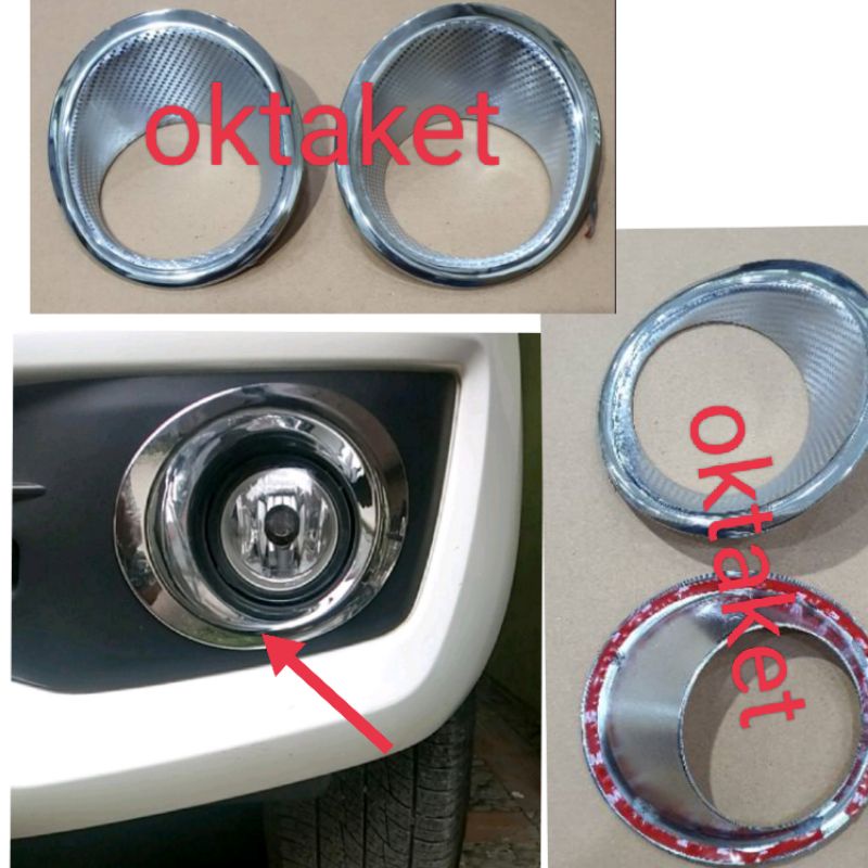 Cover ring foglamp new Rush 2015 2016 2017  chrome
