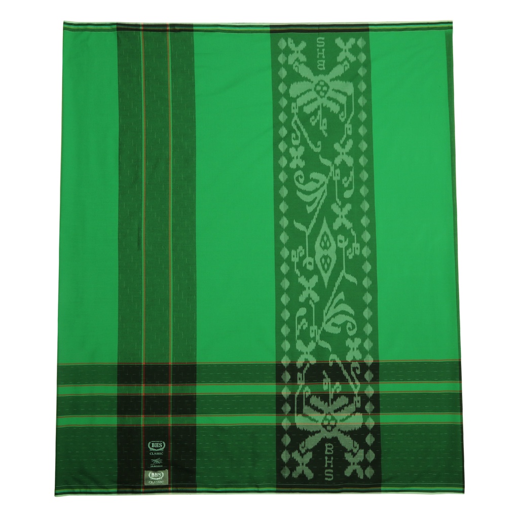 Sarung BHS Classic Silver Motif TKG Hijau