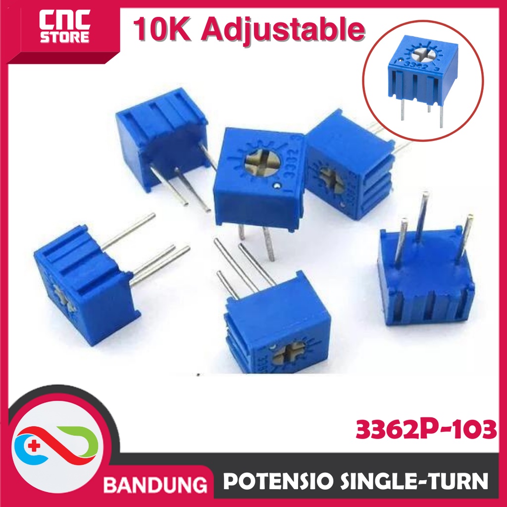 POTENTIOMETER 10K 3362P-103 POTENTIOMETER SINGLE-TURN PRECISION ADJUSTABLE RESISTANCE