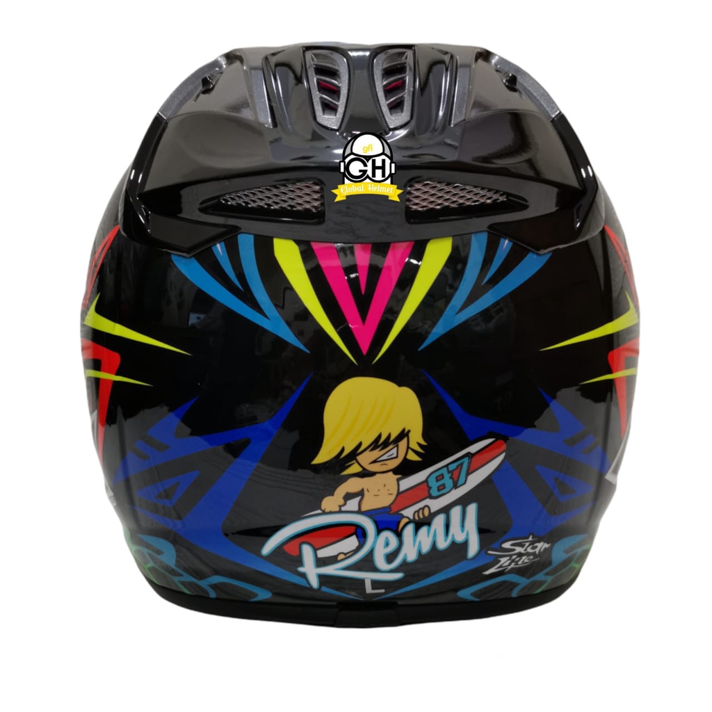 HELM NHK R6 REMY #2 BLACK GP EDITION SINGLE VISOR ORIGINAL NHK