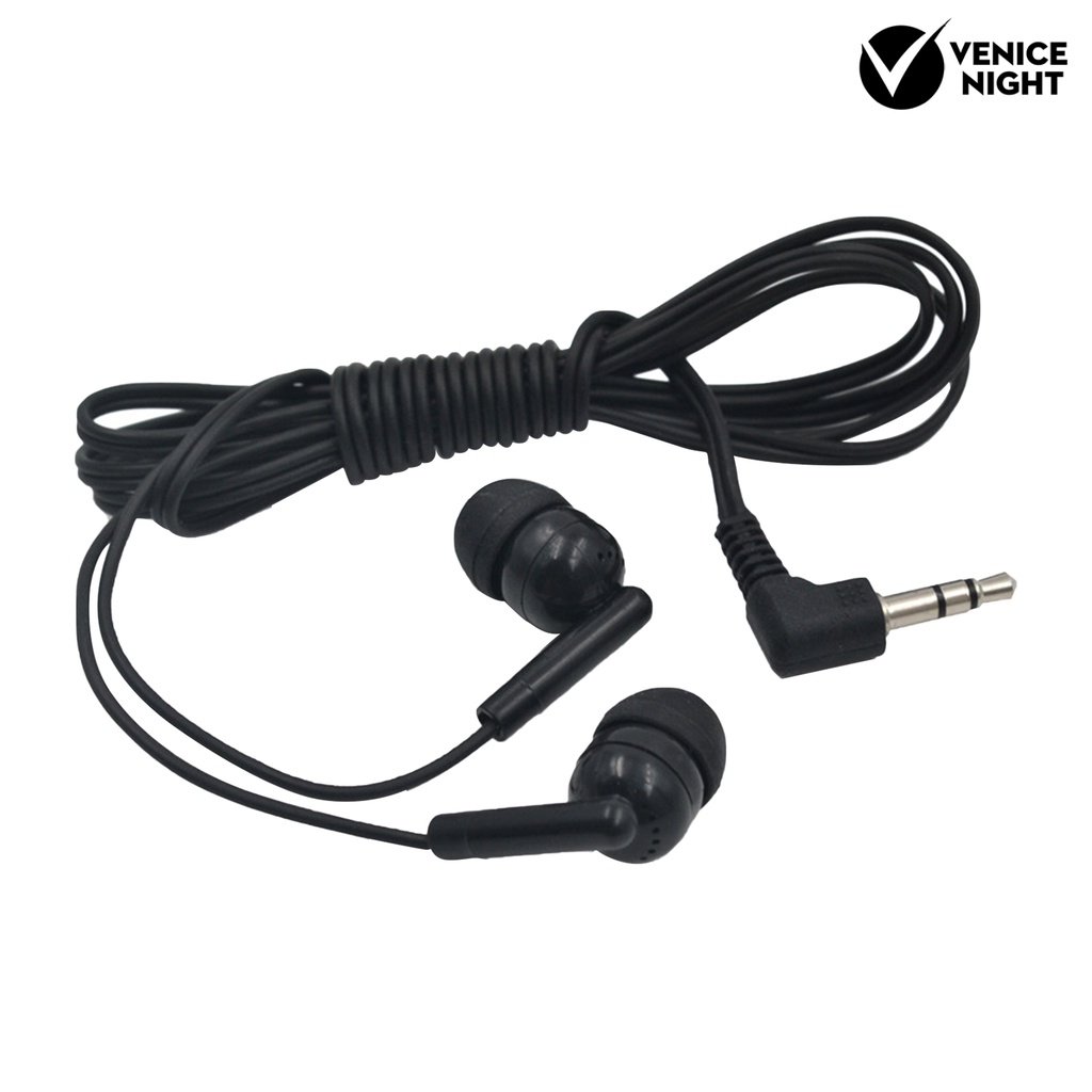 (VNEP) (Berkabel) 102 Earphone In ear Ergonomis Bahan PVC Dengan Kabel Jack 3.5mm Untuk Handphone