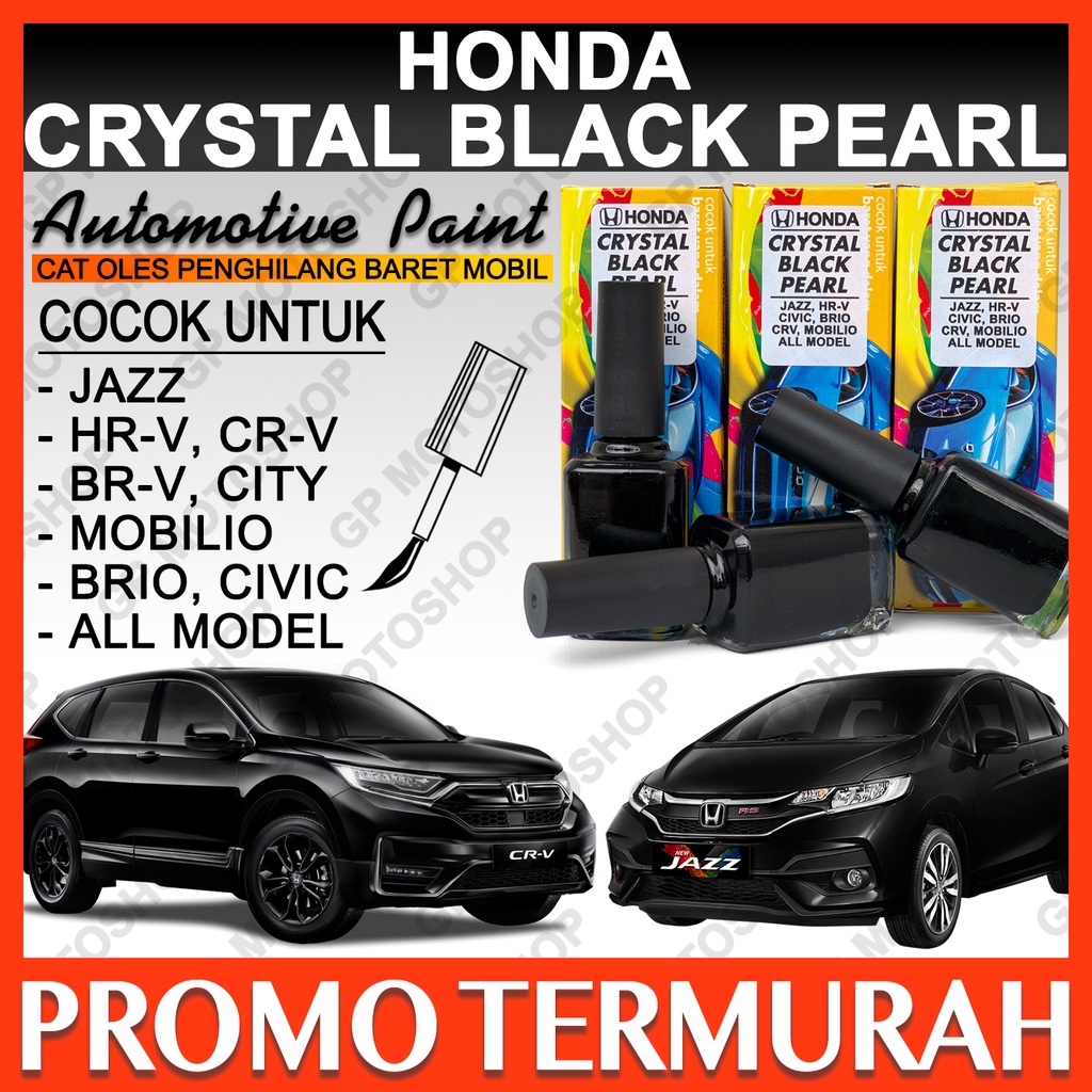 Honda Crystal Black Pearl Cat Oles Penghilang Baret Mobil Lecet Hitam Metalik Jazz HRV Brio Mobilio