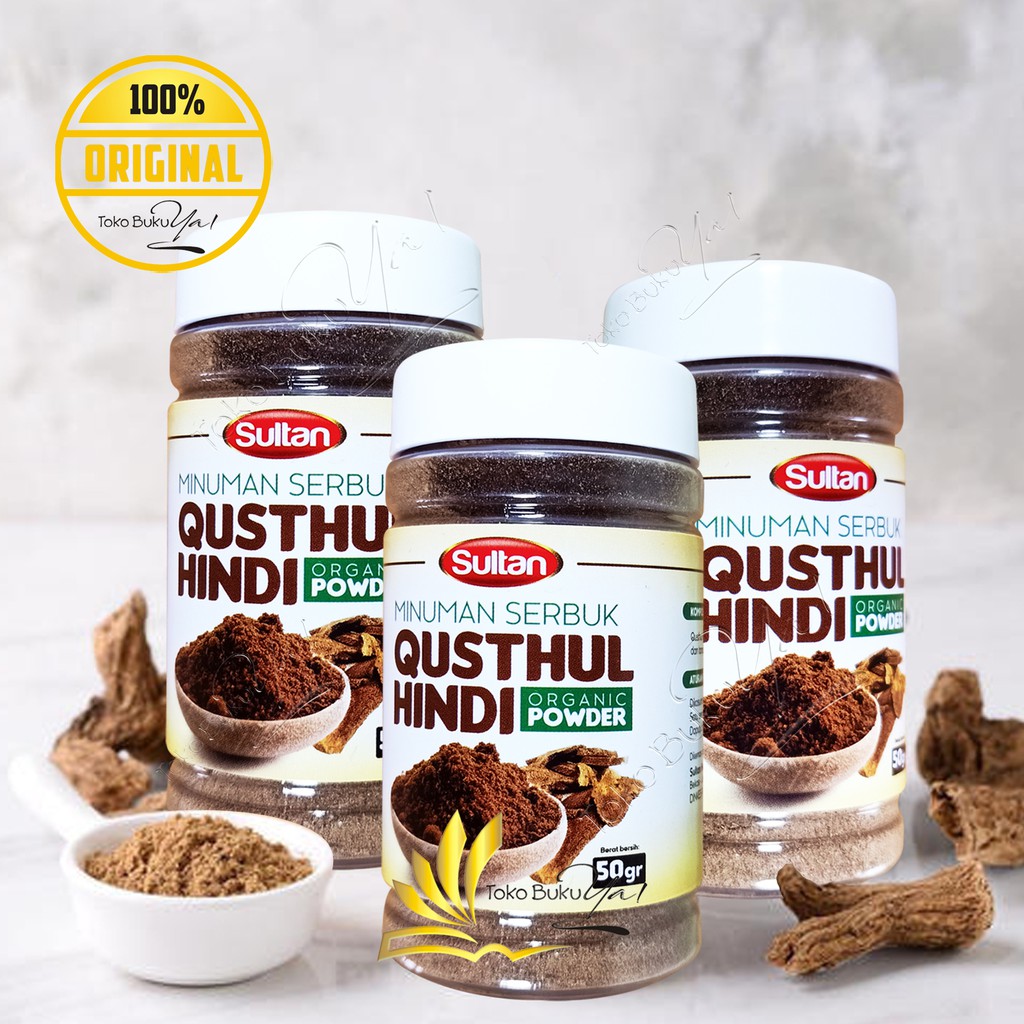 Minuman Serbuk Qusthul Hindi 50gr Organic Powder - Sultan Herbal Mandiri