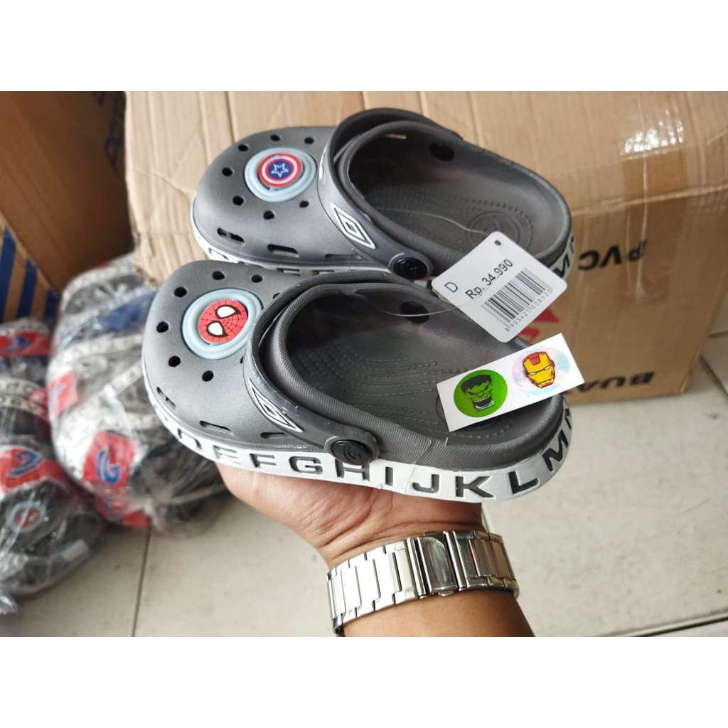 SANDAL SEPATU BAIM ANAK SPYDER CAPTAIN AMERIKA DULUX 080D 25-29/SANDAL ANAK LAKI LAKI