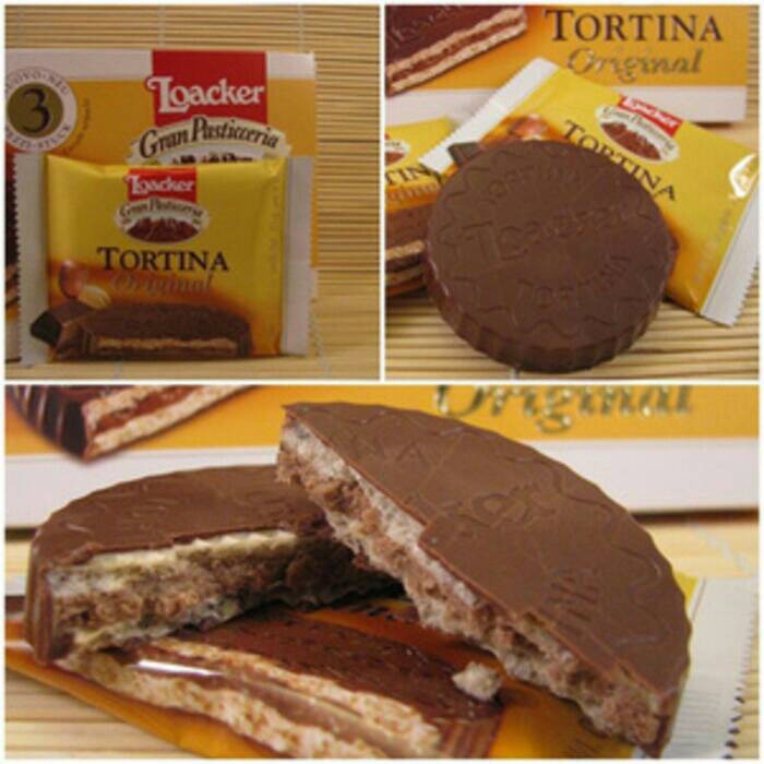 

Loacker Tortina Wafer Chocolate Biscuit Snack Import