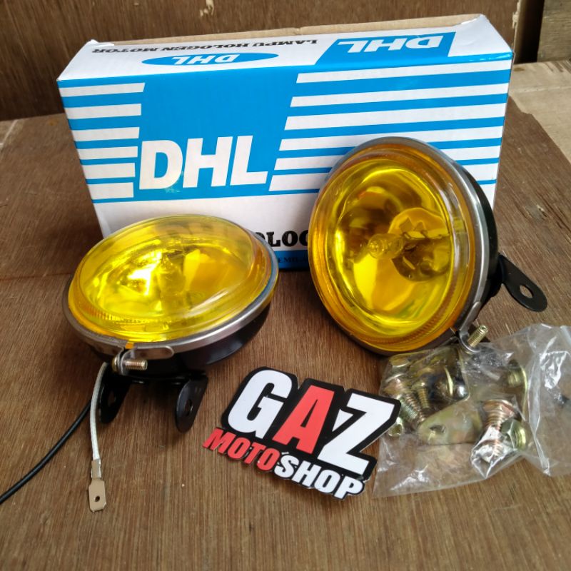 Fog Lamp Bulat Sedang DHL Lampu Kabut Halogen