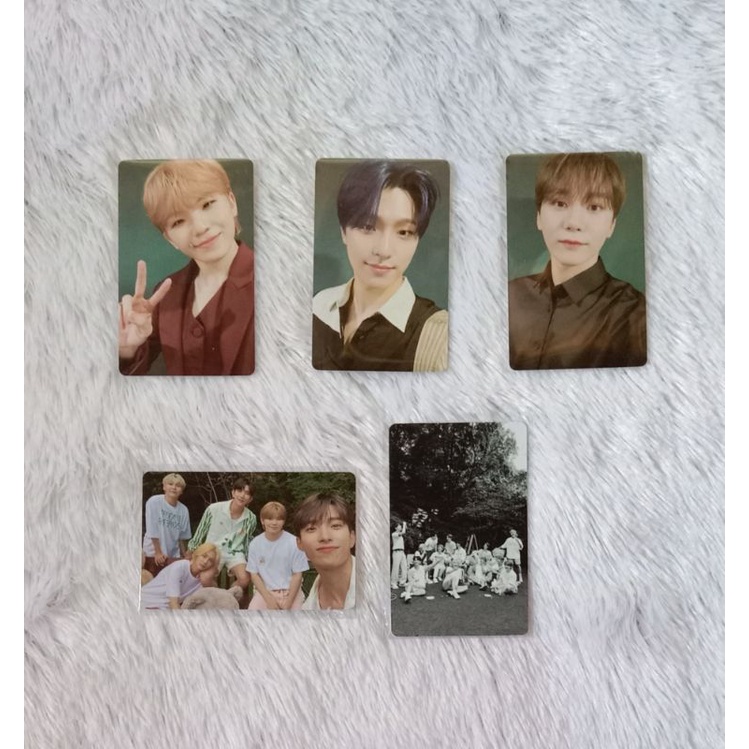 Photocard SEVENTEEN official MEMBOX, Dicon, Attacca & Carver - Woozi, Dino, Vernon, dk, seungkwan