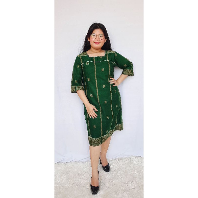 Dress Ulos Batik Batak Elegan