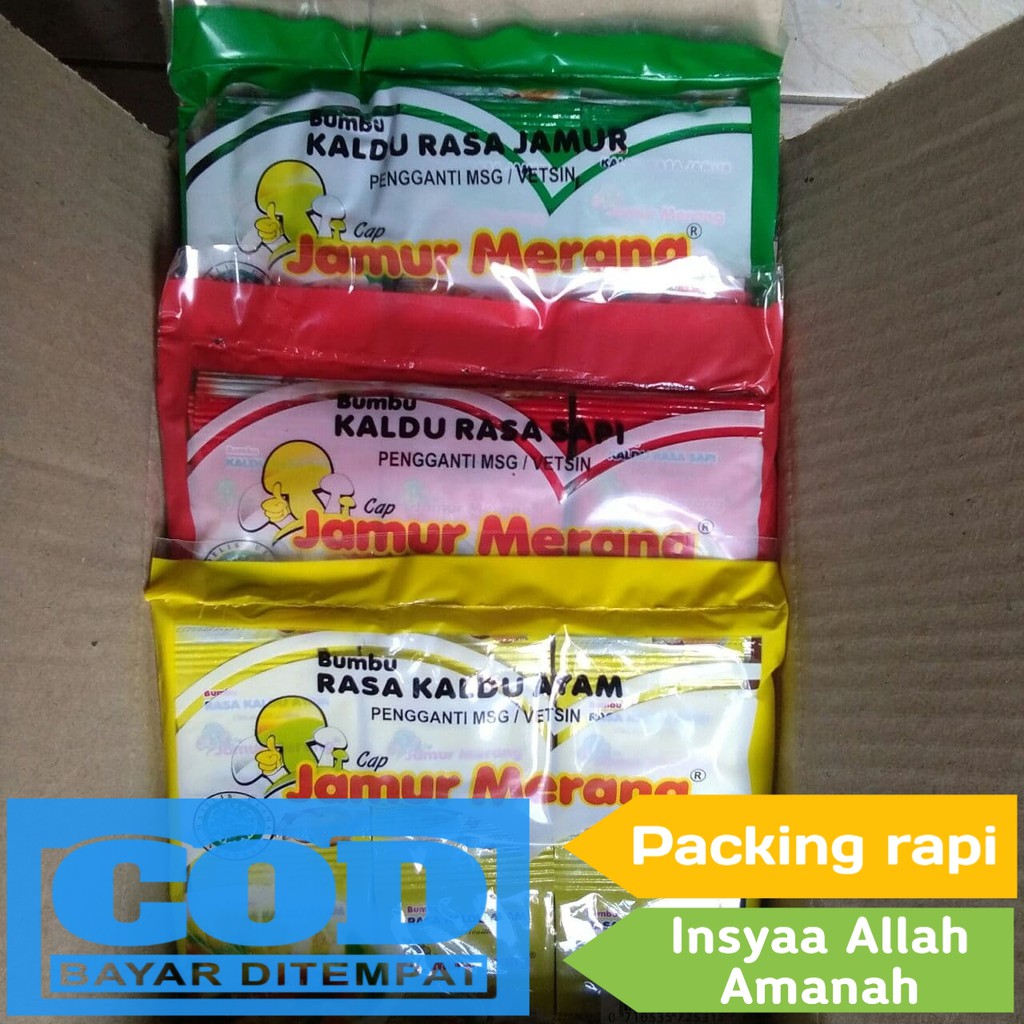 

[COD] Kaldu Alami Jamur Merang Non MSG Pengganti Micin 1 Dus MIX