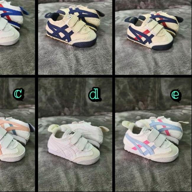 ☀ Asics Onitsuka Tiger Kids - Sepatu Anak Perekat ۞