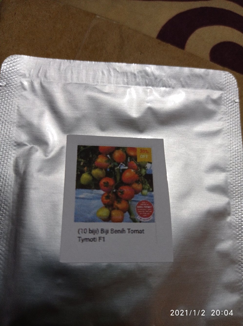 Biji Benih Tomat Tymoti F1