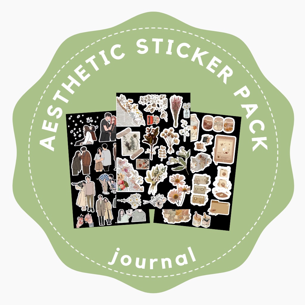 

AESTHETIC STICKER PACK (JOURNAL) - VINYL TAHAN AIR