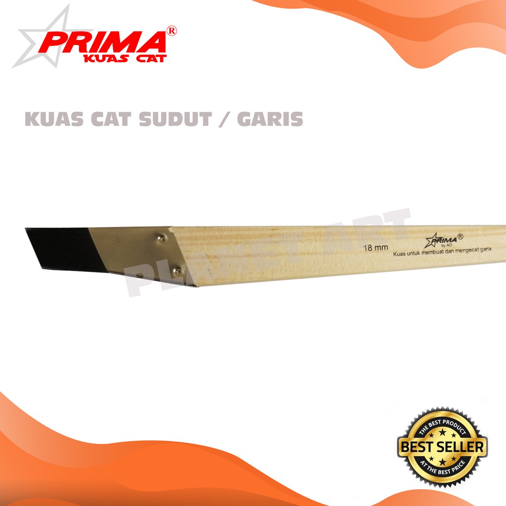 KUAS UNTUK MEMBUAT DAN MENGECAT SUDUT/GARIS MERK PRIMA 18MM