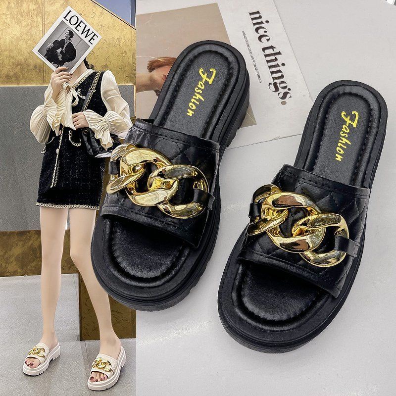 NFK16 - Sandal Wedges Fashion Wanita Import Terbaru