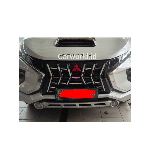 Bodykit Xpander - Bodykit Mitsubishi Xpander Grill Grille Xpander Model Alphard Hitam Glossy Durafle