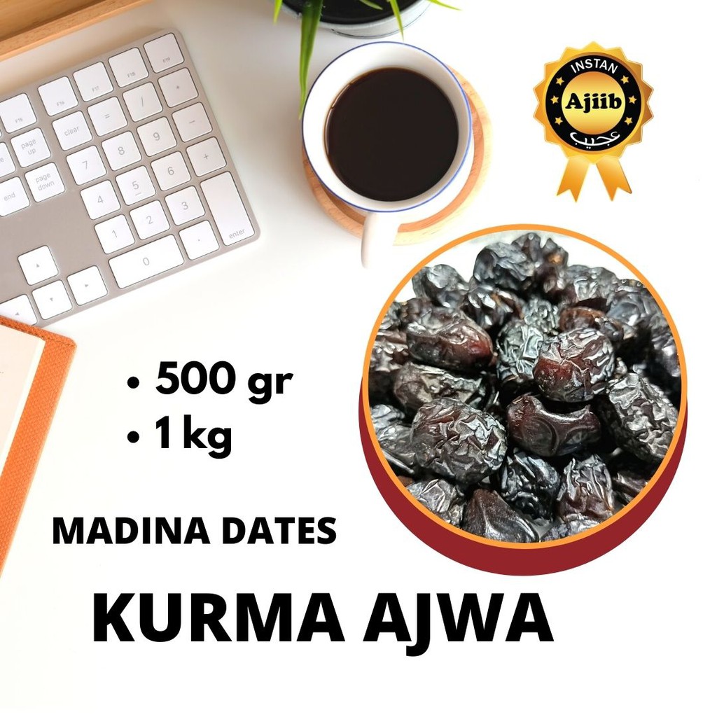 

KURMA AJWA / MADINA DATES INSTAN AJIIB 1kg & 500gr