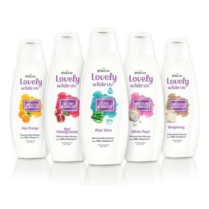 emeron lovely white uv hand and body lotion 100ml