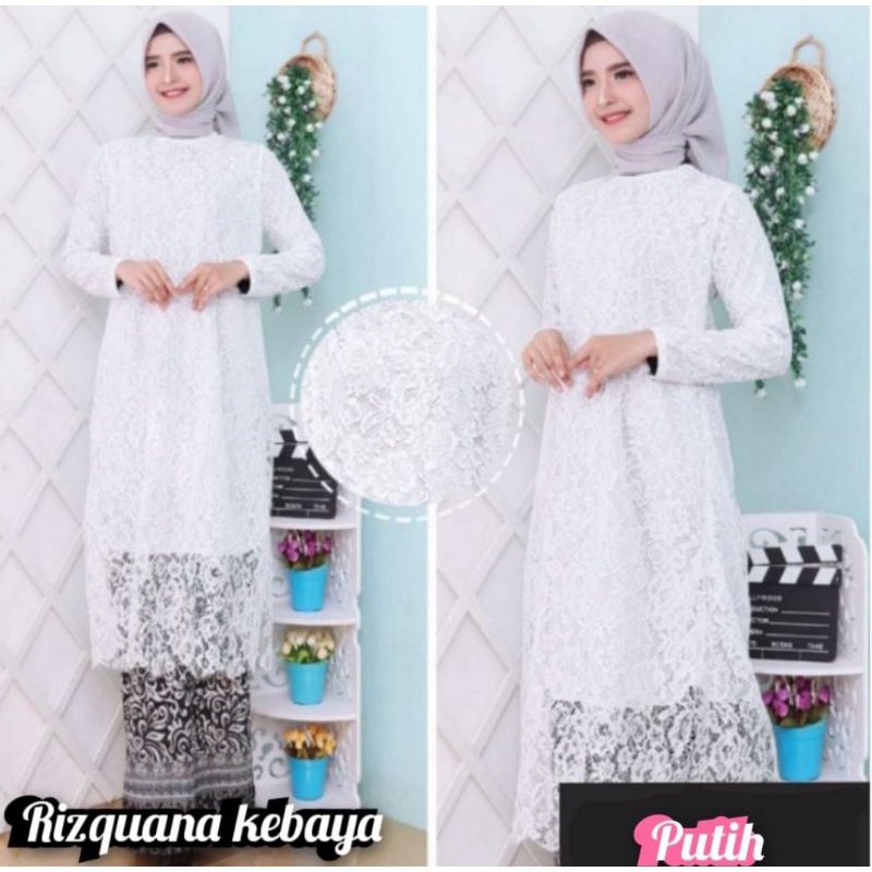 KEBAYA BROKAT TUNIK MODERN/KEBAYA BROKAT  TUNIK/KEBAYA BROKAT TUNIK JUMBO/KEBAYA MURAH/KEBAYA MODERN