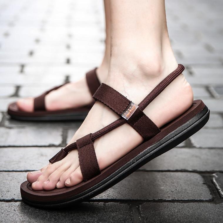 KBM.3455 ▫ % + Barang ready + Kirim Hari ini 】 Sendal pria Korea kasual Sandal Pria Dewasa Model2021