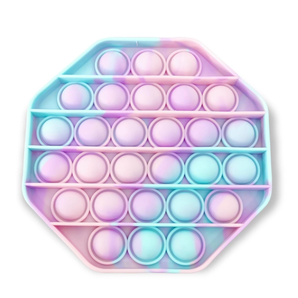 BUBBLE POP IT FIDGET TOY RAINBOW || MAINAN EDUKASI ANAK KARAKTER PUSH POP IT-7