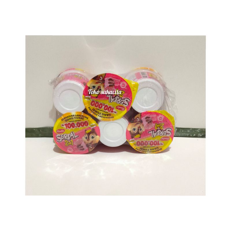 

sereal 2in1 cokelat dan strawberry (isi 6pcs)