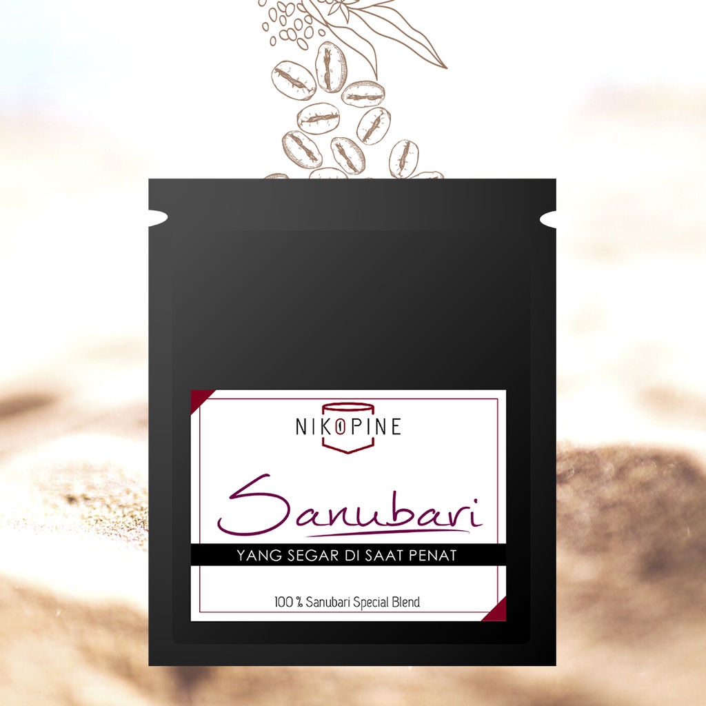 

Kopi Drip Sanubari - 5 pcs Special Blend Drip Coffee Bag by Nikopine
