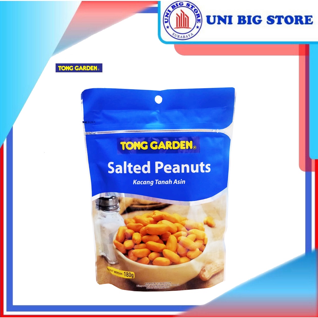 

Tong Garden Salted Peanuts 180 gr Kacang Tanah Asin